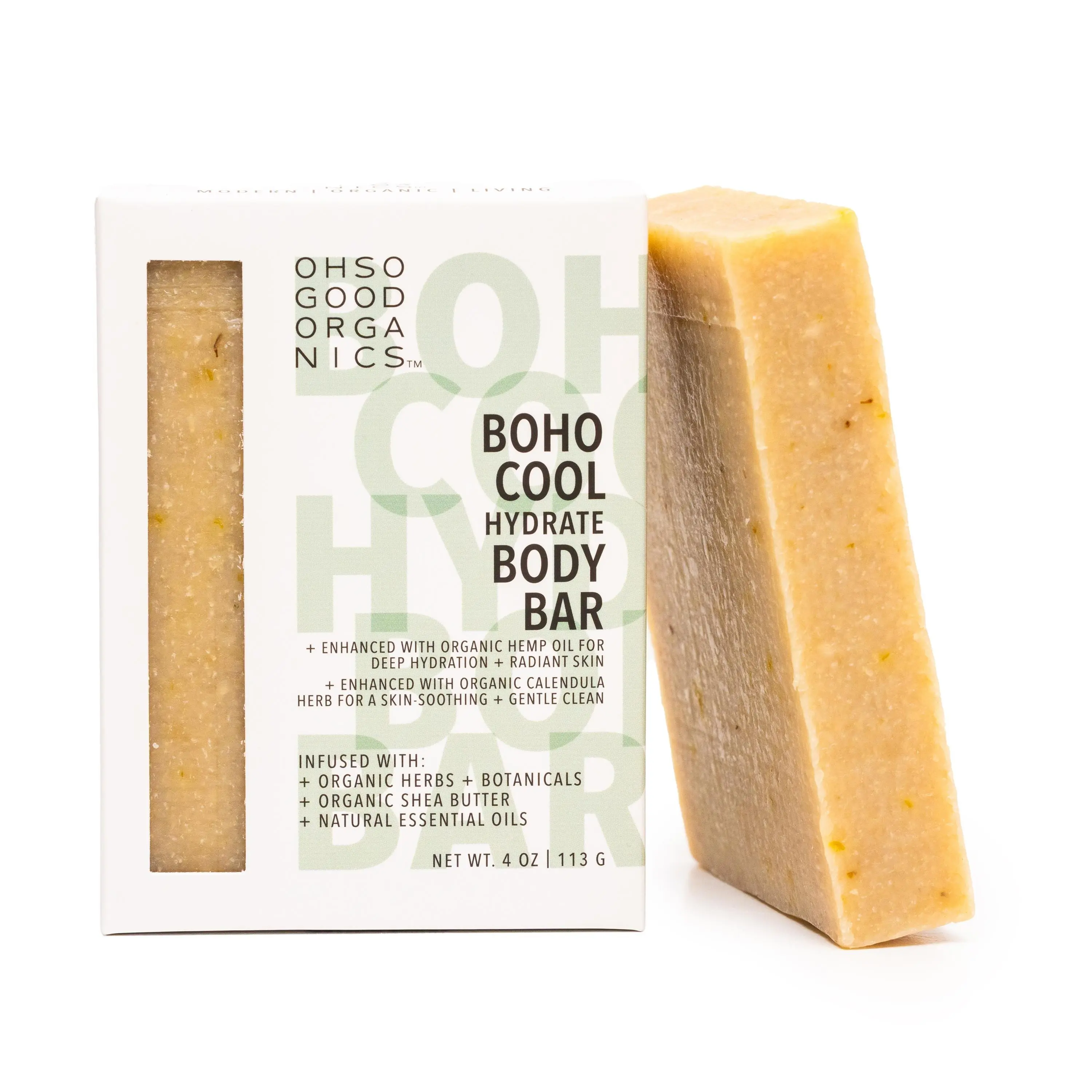 Organic Hemp Oil + Calendula Soap | Infused with Shea Butter | Gentle + Hydrating