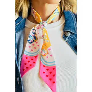 The Sweetheart Silk Twilly Scarf