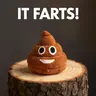 Humorous Plush Farting Tooter with 7 Fart Sounds - Unisex Quirky Gifts for 6-8 Year Olds, Urbane Gag Toys & Practical Jokes for Any Occasion/Family Gatherings, Dog Plaything - Not for Aggressive Chewers