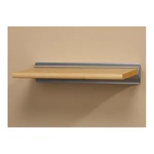 212 MAIN Contemporary Wood Wall Decor Shelf - Amore Designs Classique Beech Wood Shelving Unit, 12x32 in