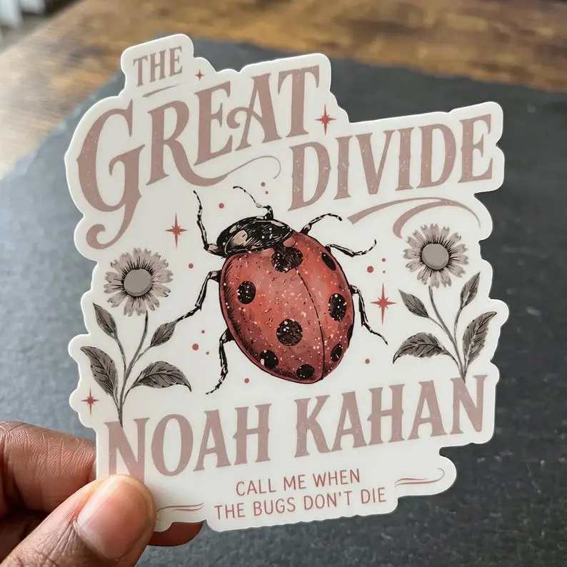 Vintage Kiss-Cut Stickers Noah K The Great Divide Vintage Retro Kiss-cut Sticker