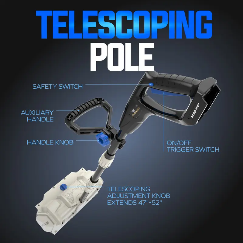 X20 cordless snow shovel compact snow clearing