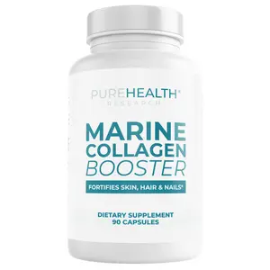 Marine Collagen Booster with Hyaluronic Acid for Hair, Skin & Nails Health