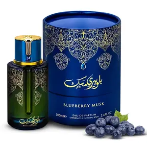Blueberry Musk Eau de Parfum 3.4 oz Fruity Sweet Musk Perfume for Women Gift