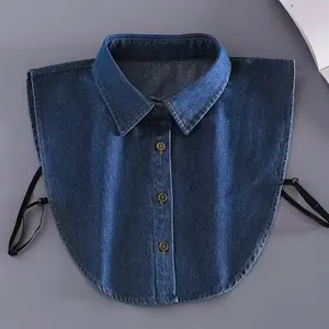 Fake Collar Shirt Collar for Blouses & Sweaters Structured Collar Piece to Turn Tops into Dresses One Size Fits 85-140 catties Practical Accessorize