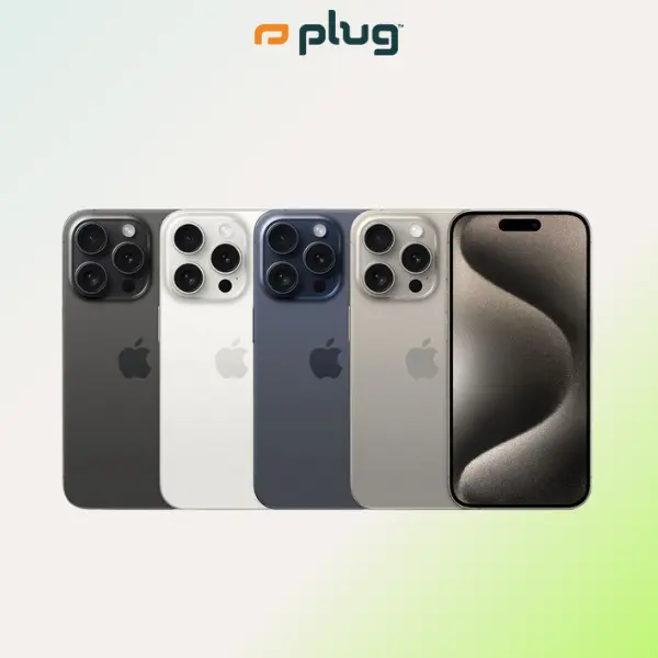 Refurbished iPhone 15 Pro (Unlocked) - Excellent Condition with 1-Year Warranty by Plug