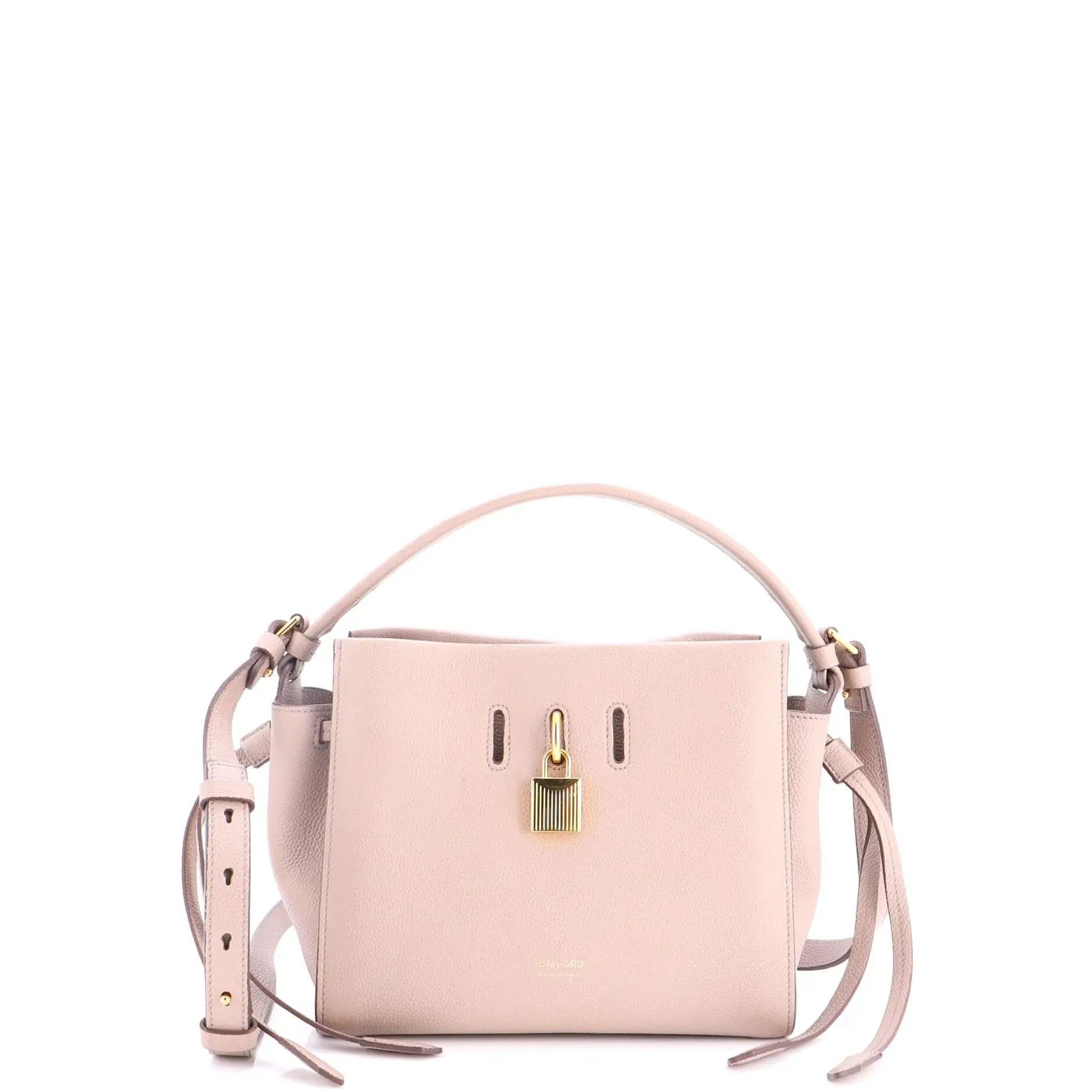 Pre-owned Tom Ford Leather Shoulder bags Padlock Flap Shoulder Bag Medium by Rebag