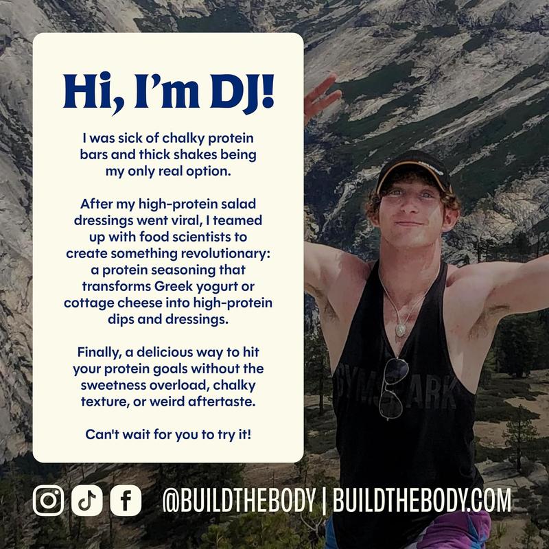 Protein Ranch Seasoning for Salad Dressings & Dips - Quick & Easy Ranch Dressing Mix | Turn Greek Yogurt or Cottage Cheese into Protein Ranch | Great with Veggies & Popcorn | Savory Protein Powder