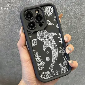 A Minimal Ocean Seashell Starfish Line Art CasePhone Case for iPhone17/11/12/13/14/15Pro/16Pro Max for Samsung Galaxy S26 Ultra/S25/S24/S23/S22Plu Precise craftsmanship, tight fit, comprehensive protection521