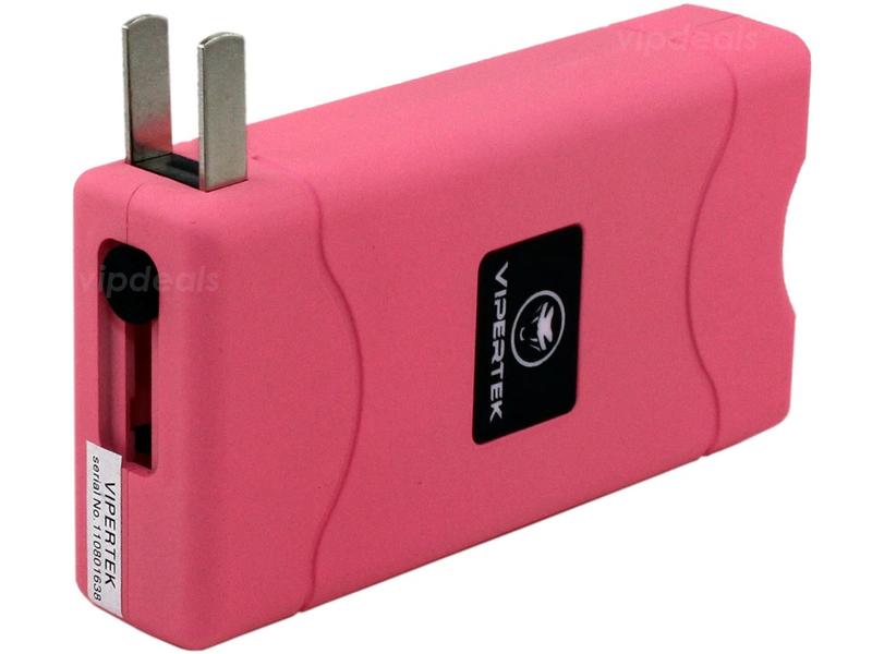VIPERTEK Mini PINK VTS-880 Rechargeable LED Flashlight - Compact & Portable (Pink)