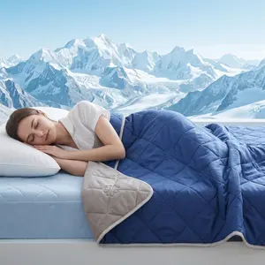 Lightweight Breathable Blanket, Skin-Friendly Summer Quilt for Night Sweats and Hot Sleepers, Oversized Cozy Bed Bedroom Accessories, Multipurpose for Home Outdoor Camping Travel, Machine Washable with Various Colors, excellent gift choice summerv