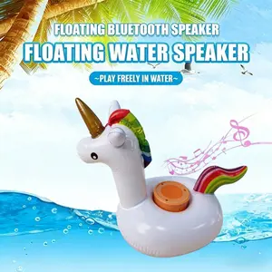 Pool Audio IPX-4 Waterproof Floating Unicorn Pool Speaker | Bluetooth, Pool and Beach Wireless, Waterproof, Portable
