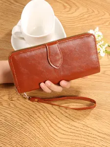 Women's Vintage Style Wallet,Clutch Bag - Long Wallet with Clasp Closure, Multi-Card Holder (Cash/credit), Slim Envelope Design Handbag, Wallet Wristlet, for daily Use, Professional & Special Events - Ladies Purse