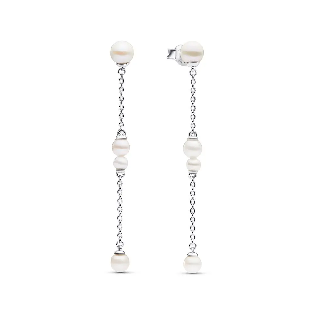 Pandora Treated Freshwater Cultured Pearl Drop Earrings 293152C01