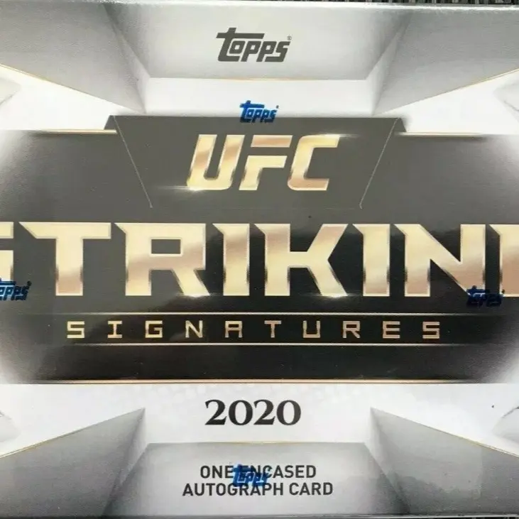 Boîte Hobby Topps UFC Striking Signatures 2020 - Cartes De Collection MMA - Neuf