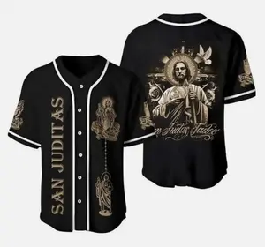 San Judas Tadeo Brown Baseball Jersey – Stylish, Sporty Sanjuditas Fan Jersey, San Juditas Baseball Jersey, God Shirt, Must-Have Basic, Always Handy, Gift For Him, Gift For Her