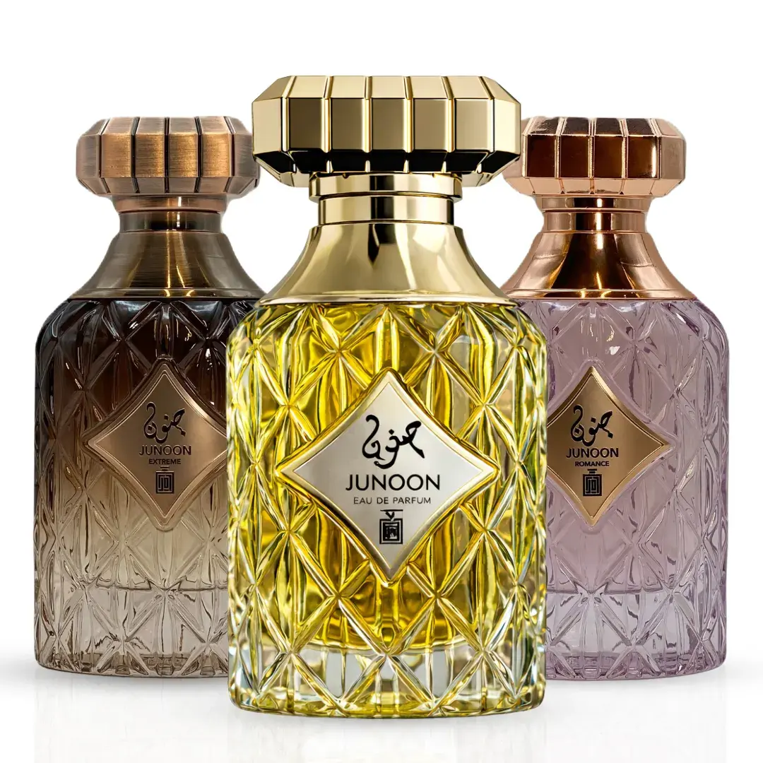 Junoon Desire & Junoon Romance & Junoon Extreme Eau De Parfum Spray 100ml (3.4 oz) By Aura by Aura