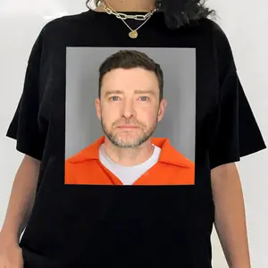 Justin Mugshot Shirt, Celebrity Mug Shotgun Shirt