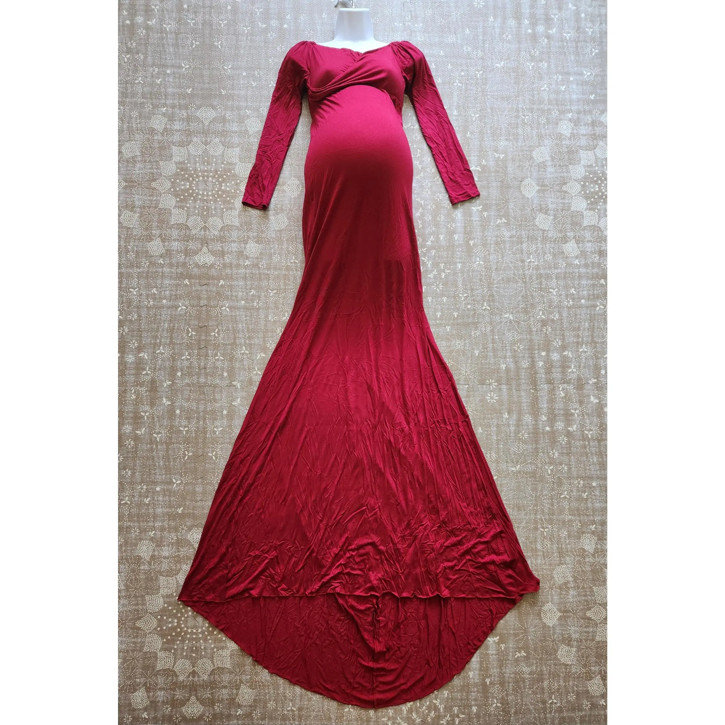 Cotton Blend Formal Maternity & Nursing Friendly Gown - TikTok Shop Cotton Blend Formal Maternity & Nursing Friendly Gown - TikTok Shop