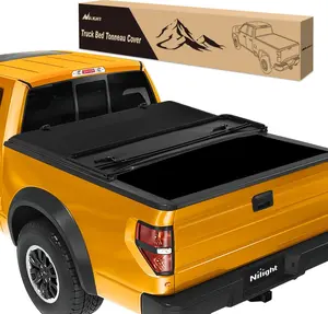 Nilight Soft Tri-fold Truck Bed Tonneau Cover Compatible with Ford F150 2004 2005 2006 2007 2008 2009 2010 2011 2012 2013 2014-6.5ft  dealsforyoudays