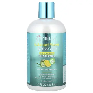 Mielle Deep Hydration Shampoo, For Dry, Dehydrated Hair, Kalahari Melon & Aloe Vera, 12 fl oz (355 ml)