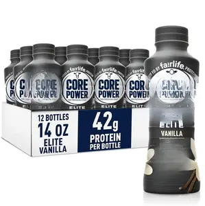 Core Power Elite High Protein Shake, Vanilla, 42g Bottle, 14oz, 12 Pack