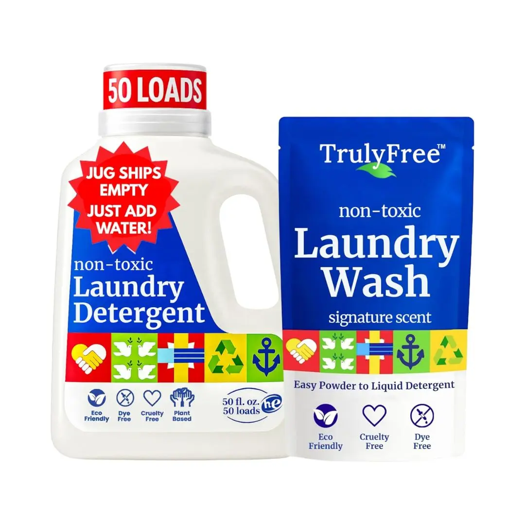 Truly Free Natural Laundry Detergent for Sensitive Skin | Eco Friendly ...