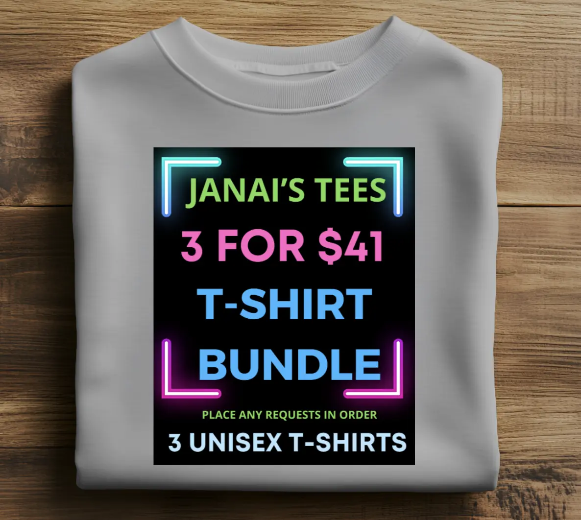 3 FOR 41 t-shirt bundle, graphic tee bundle, you choose bundle , 2026 trendy shirts Cotton Menswear