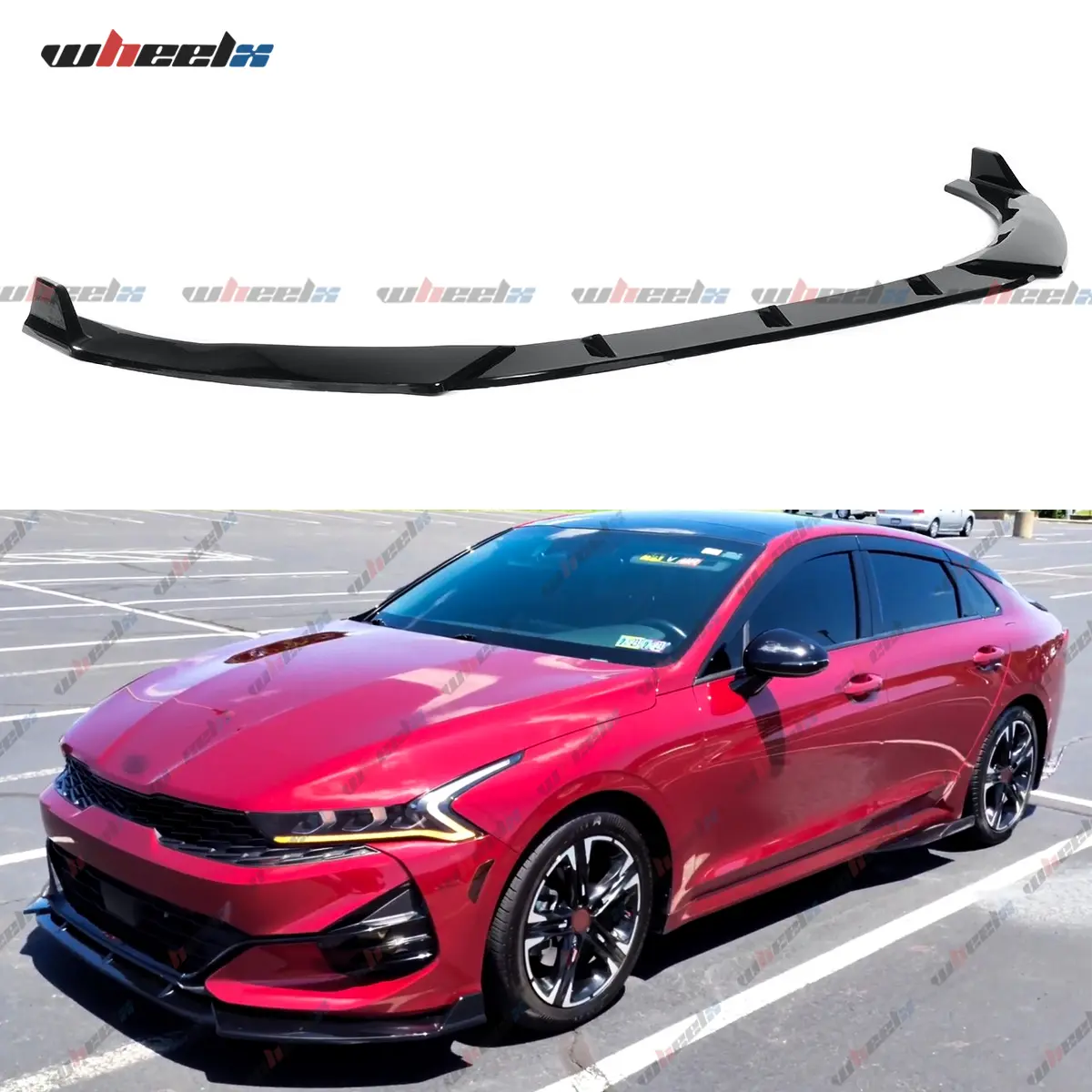 2020-2025 – Kia K5 EX/GT/GT-Line/LES Sedans - Front Bumper Lower Spoiler Body Perform – ance Kit