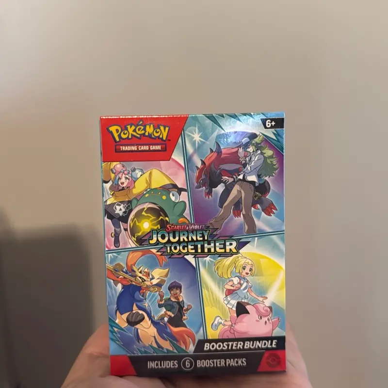 (OPEN LIVE) Pokémon Journey Together Booster Bundle - Includes 6 Booster Packs for Trading Card Game Fans