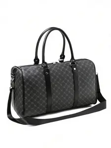 Men's Large Capacity Travel Bag, Portable Durable Tote, Crossbody Handbag Shoulder Bag, Fashion Gym Fitness Beach Luggage Organizer, Zipper Duffel Bag