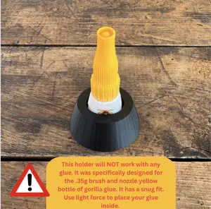 Glue Holder, Snug fit for Crafting Glue, Beadable Pen Glue Holder