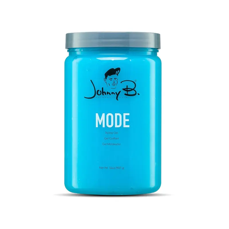 Johnny B. Mode Styling Gel - Men's Haircare High-Performance Non-Sticky Gel, Alcohol-Free Carbomer Formula for Taming Difficult Hair