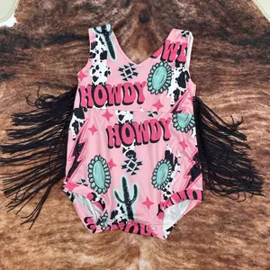 baby girl clothes pink howdy newborn western fashion baby summer bubble hat turquoise onesie