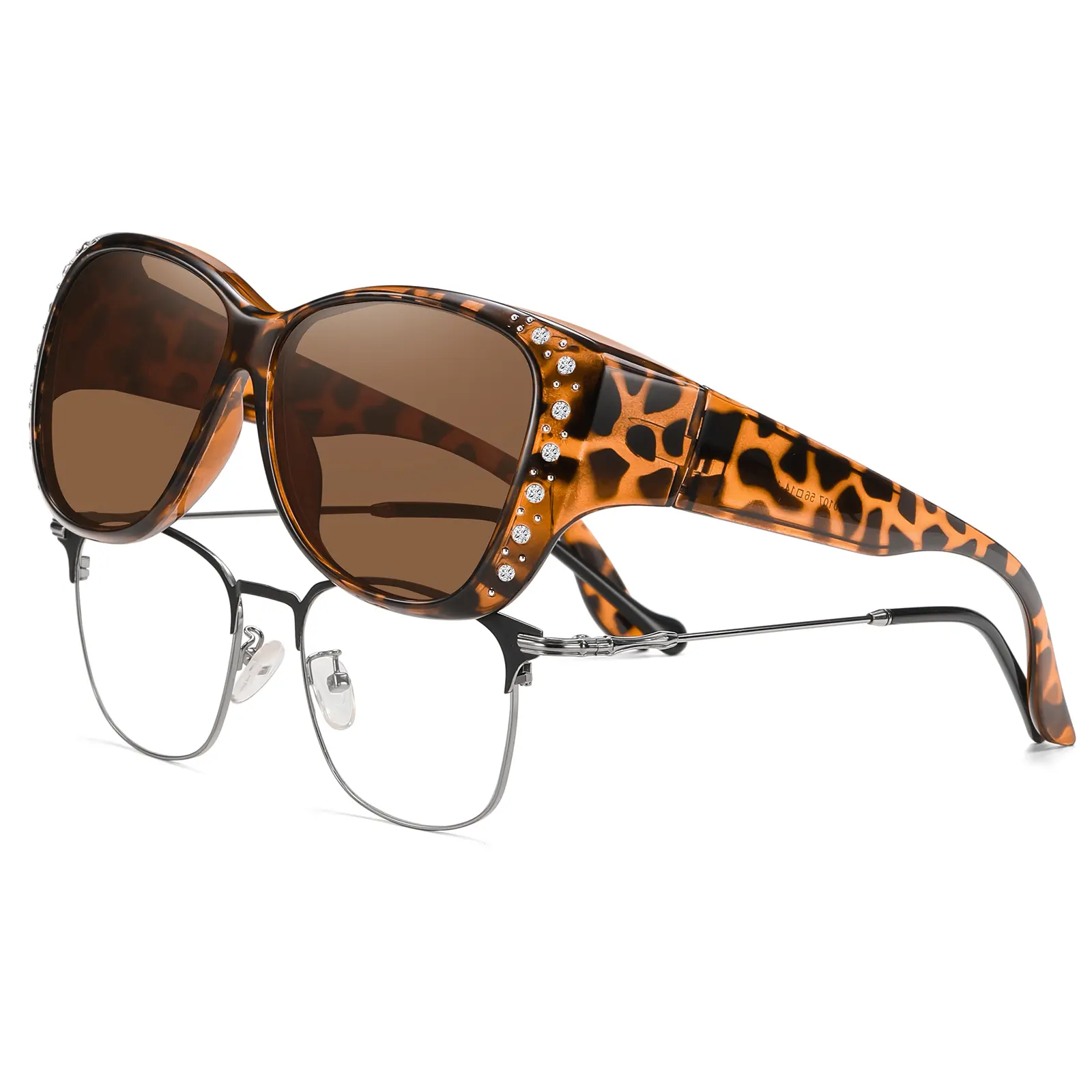 M Size Brown Tortoise Frame Brown Lens