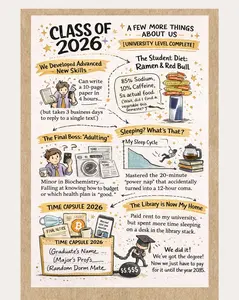 Class of 2026 College Graduation Card – A Few More Things About Us