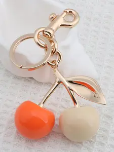 Cute Cherry Design Pendant Keychain, Fashionable Keychain for Women & Girls, Trendy All-match & Exquisite Keychain for Birthday Gift