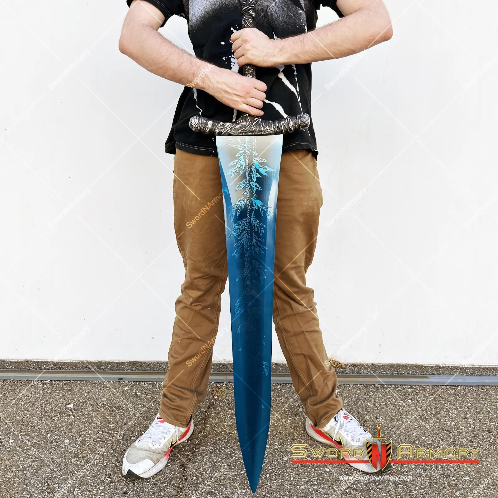 Munetoshi 47.5" Dark Moon Greatsword Fiberglass Replica Elden Ring Cosplay Costume Prop