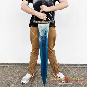 Munetoshi 47.5" Dark Moon Greatsword Fiberglass Replica Elden Ring Cosplay Costume Prop