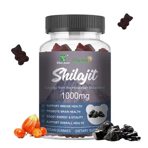 Wins Town Shilajit Gummies 1000mg–Natural Fulvic Acid Supplement for Energy, Vitality&Immune Support–60 Vegan Gummies