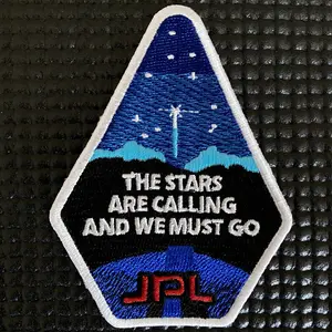 RARE - JPL NASA Space Patch The Stars Are Calling And We Must Go - 3.5