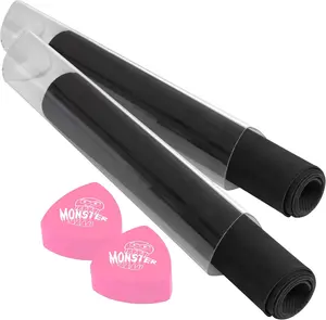 Monster Protectors Prism-Shaped Game Mat Tube (Pink) - Won't Roll, Easy in and Out Design (2 Pack)