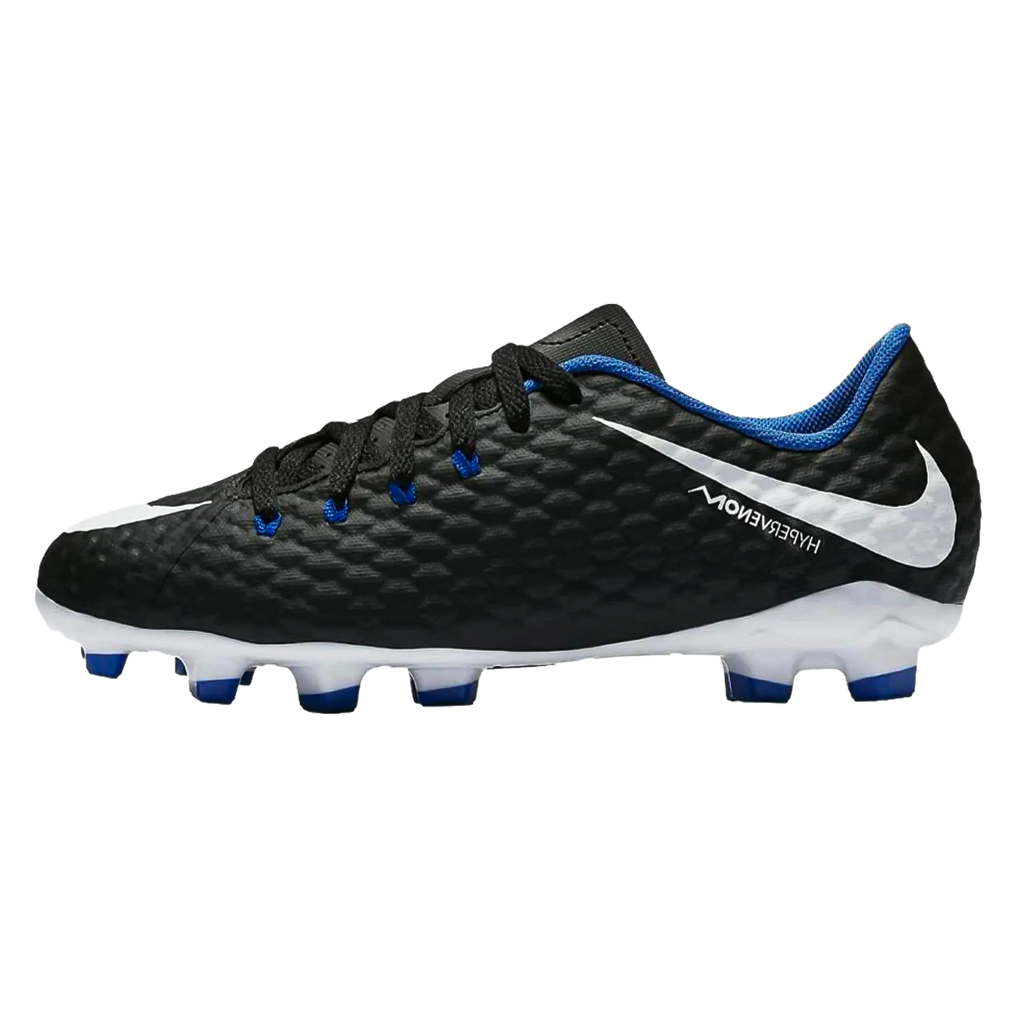Hypervenom Phelon 3 FG GS "Black White Royal" 852595 002