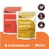 Mermaid Glow bundle: Astaxanthin 120 Softgels & Pumpkin Seed Oil with Saw Palmetto 150 Softgels