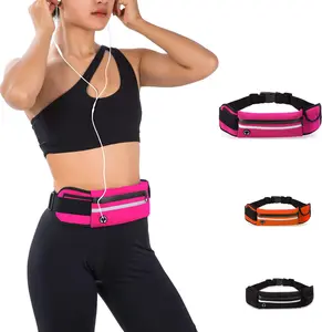 Waterproof Shockproof Running Waist Bag with Hydration Belt for Cycling & Running Adjustable Fit Reflective Logo 1 Pack Runners Outdoor