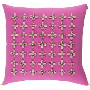 Burtonwood Pink Floral Accent Pillow - Clearance