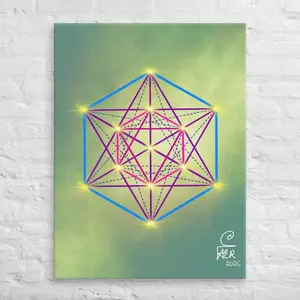 The Metatron Cube Canvas