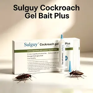 Fight Household Cockroaches | Sulguy gel bait adapts to indoor & outdoor spaces. It targets all major roach species. The 4×30g value pack is equipped with matched plungers and dedicated applicator tips.