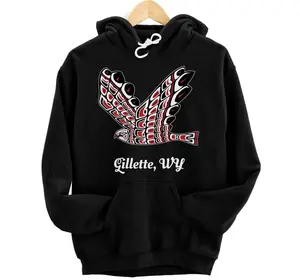 Gillette WY Red-Tailed Hawk Native American Bird of Prey Art Hoodie, Sweatshirt, T-Shirt