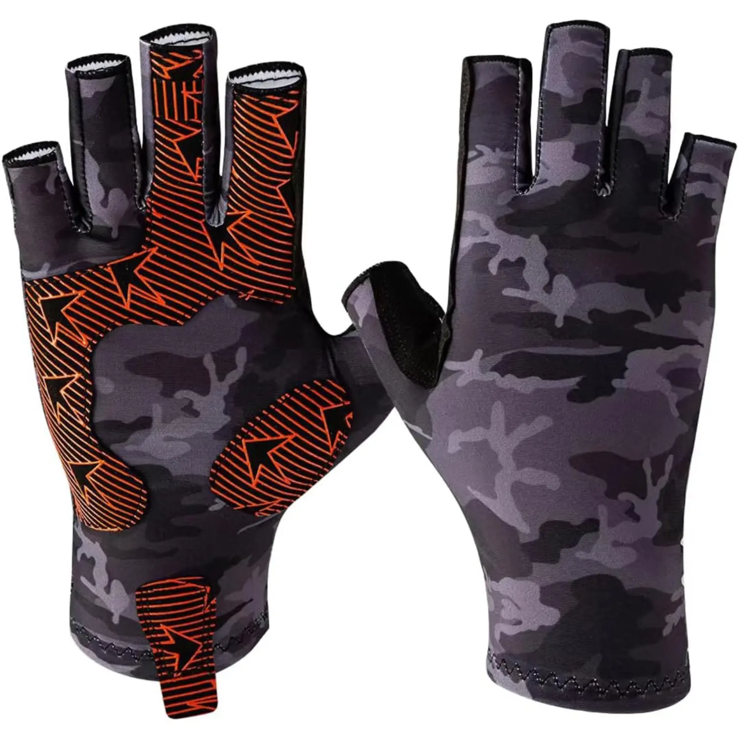 Anti Slip Silicone Fishing Gloves for Men and Women UV Sun Protection Gloves for Sailing Kayaking Paddling Rowing and Fly Fishing Accessories